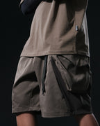 S1/ S25-S-01 Visor Layers Shorts (Brown)