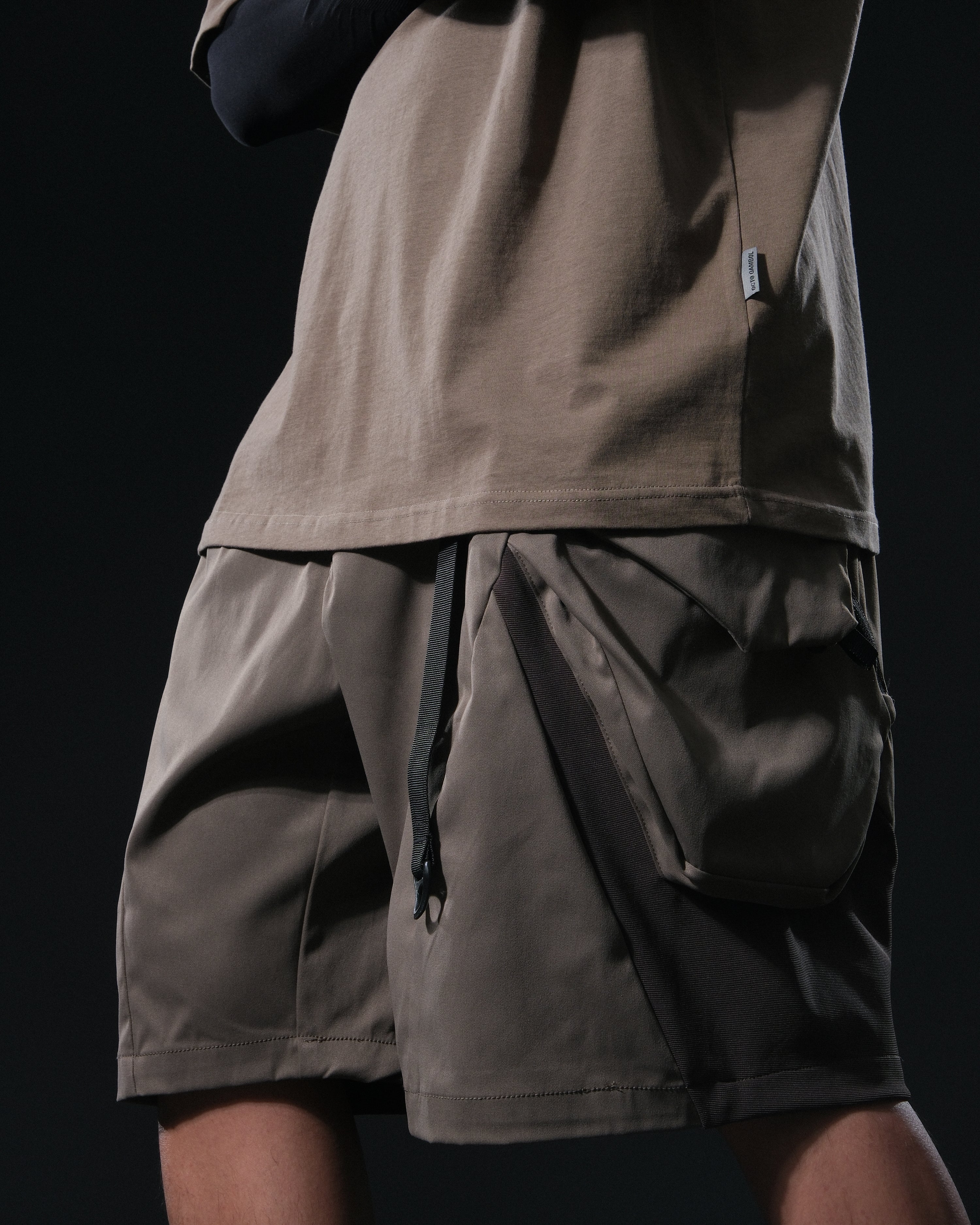 S1/ S25-S-01 Visor Layers Shorts (Brown)