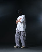 S1/ S25-T-01 Tornado patchwork T-shirt (White)