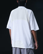 S1/ S25-T-01 Tornado patchwork T-shirt (White)