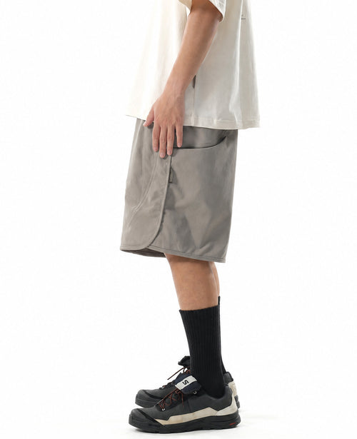 S26-C1-S / Discrete Signal Shorts (Khaki-Grey)