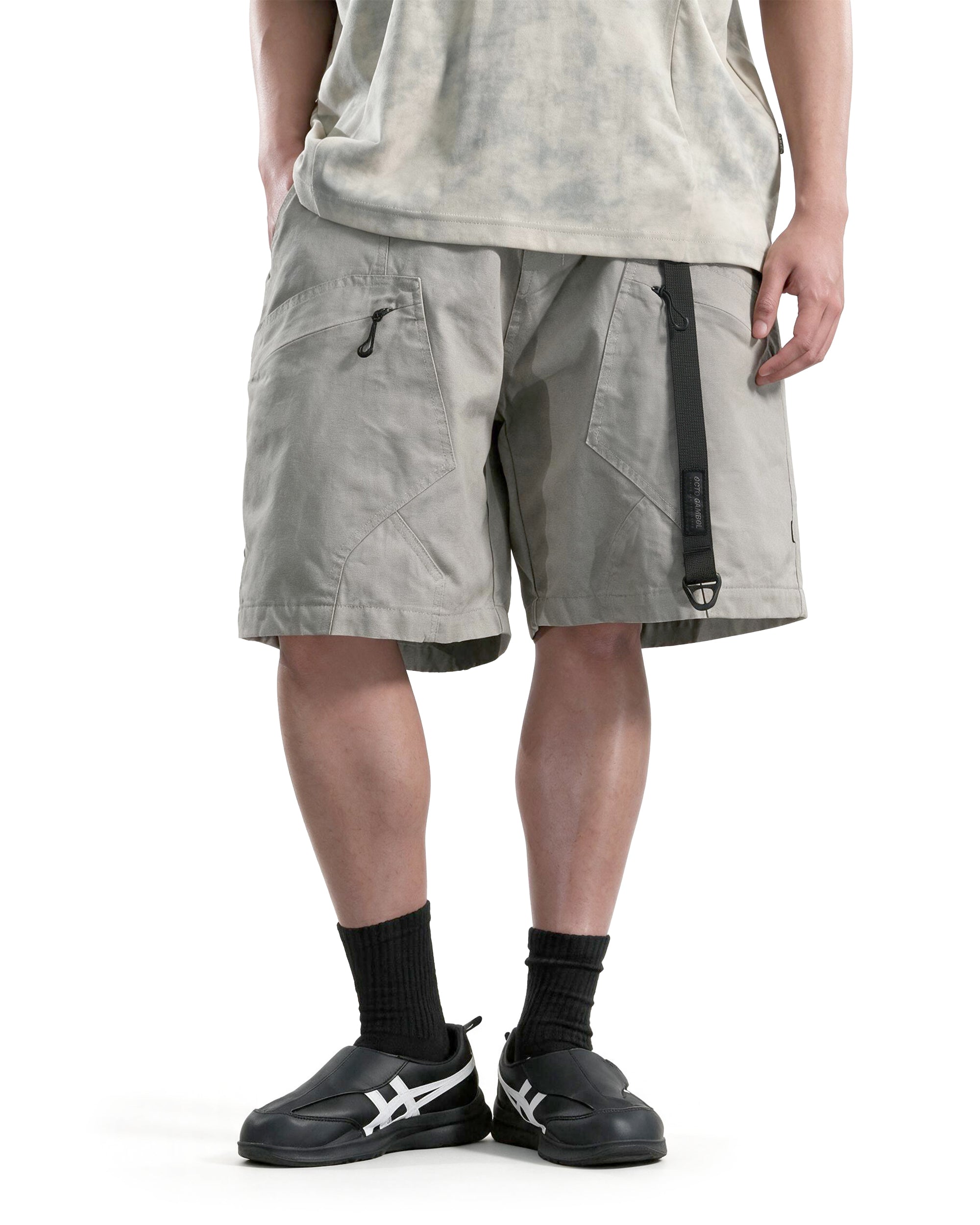 S26-PR-S1/ Light Twill Utility Shorts (K Grey)