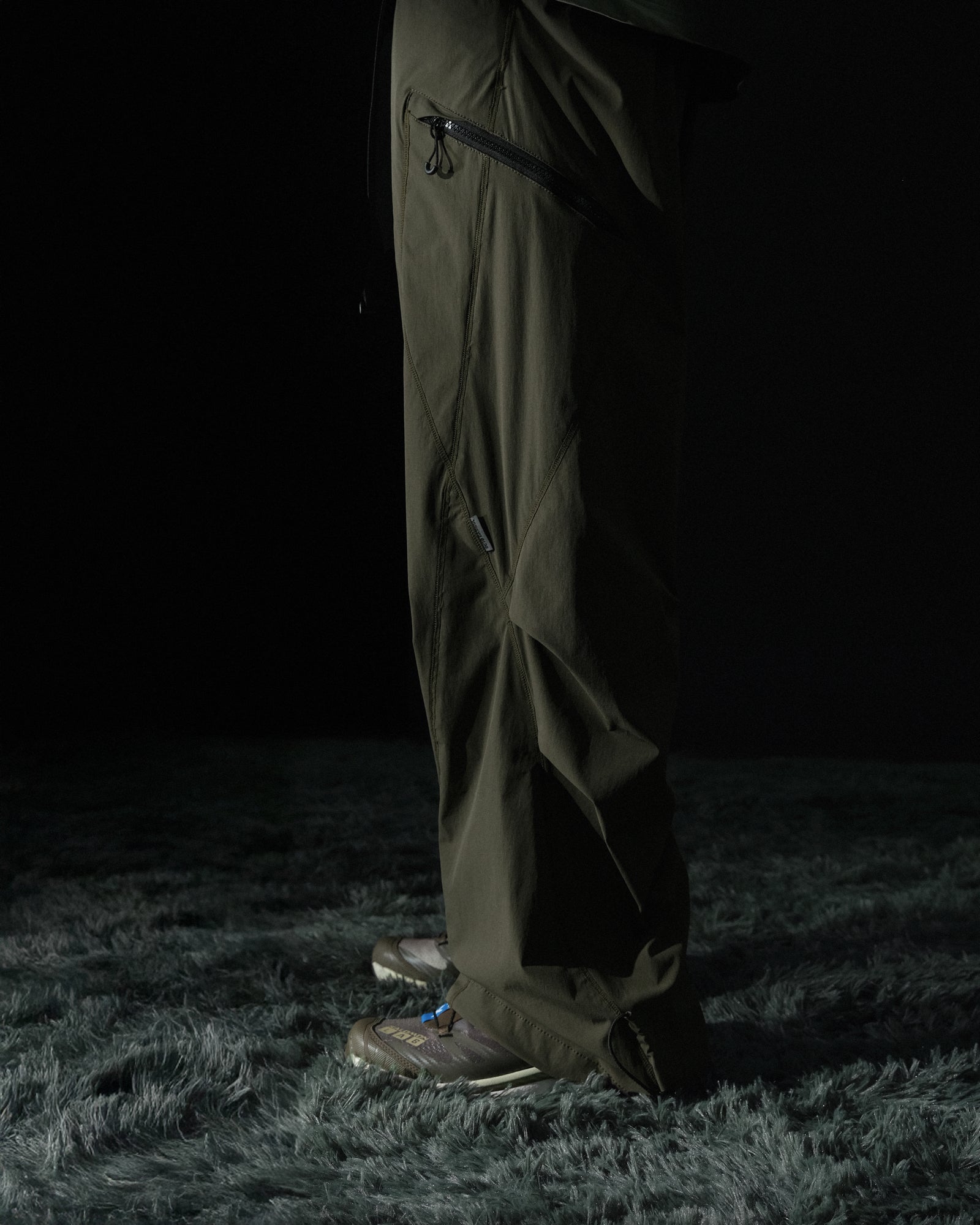 S2/ S25-P-02 Vertical Pants (Pewter Green)