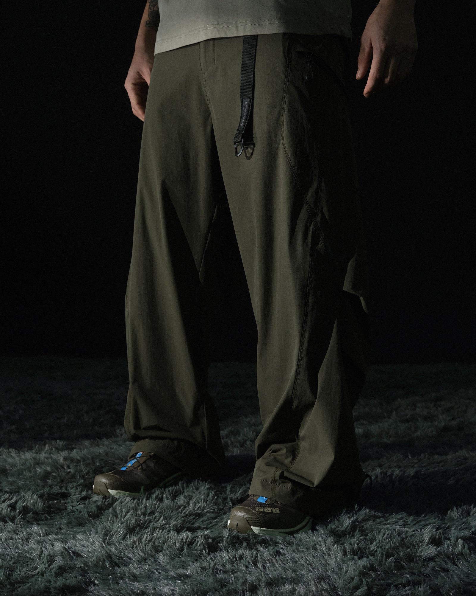 S2/ S25-P-02 Vertical Pants (Pewter Green)