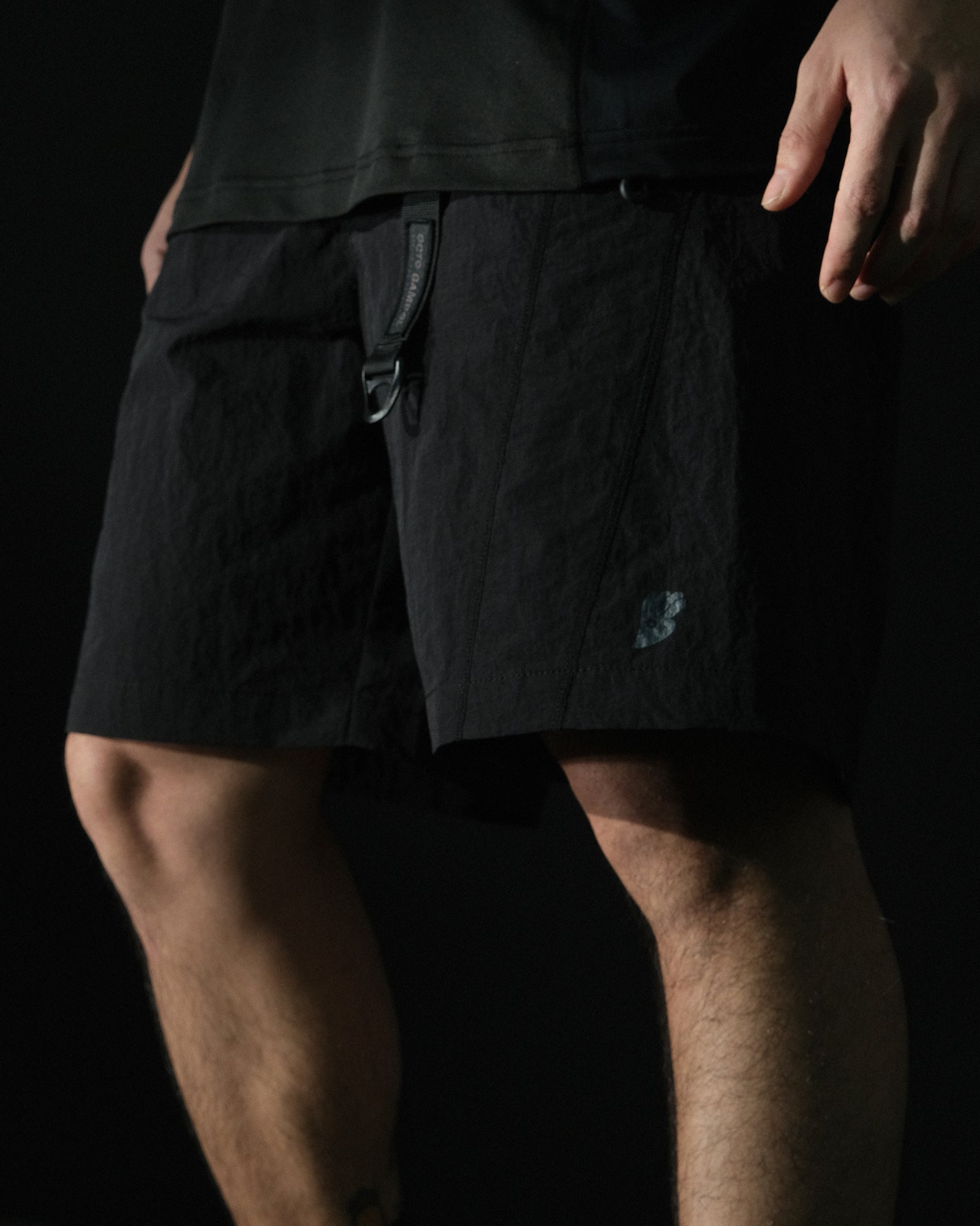 S2/ S25-S-02 Sport Shorts (Black)