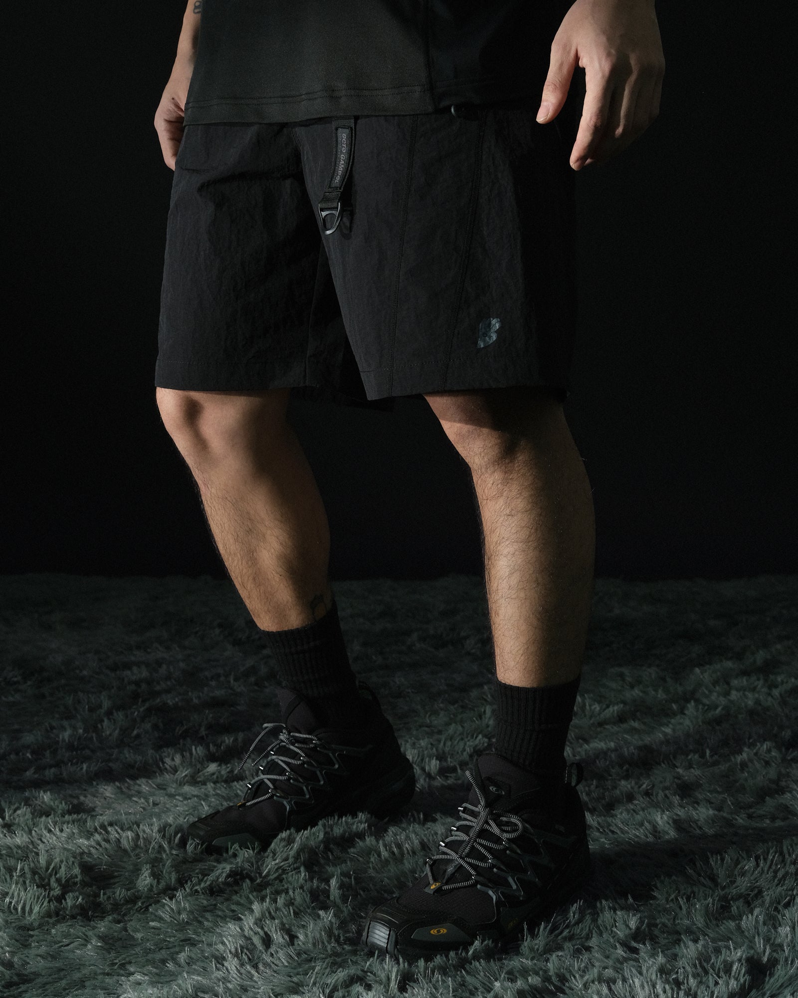 S2/ S25-S-02 Sport Shorts (Black)