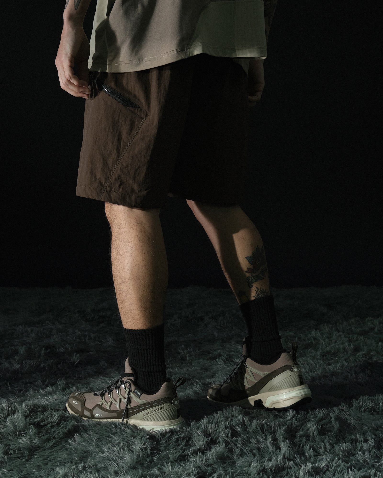 S2/ S25-S-02 Sport Shorts (Brown)