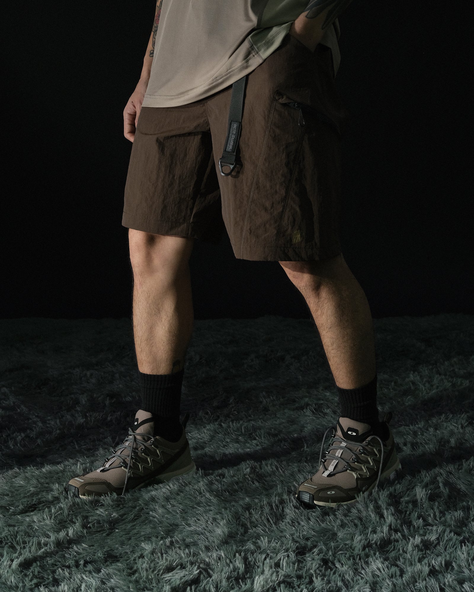 S2/ S25-S-02 Sport Shorts (Brown)