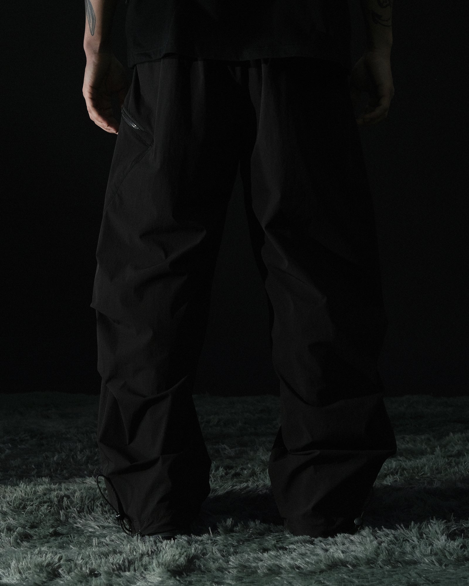 S2/ S25-P-02 Vertical Pants (Black)