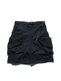 SS23 / 11 —  S23-068 Hollow Pocket Shorts (Black)