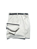SS23 / 11 —  S23-068 Hollow Pocket Shorts (Ivory White)