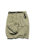 SS23 / 10 —  S23-069 Zip and Breathable Shorts (Khaki)