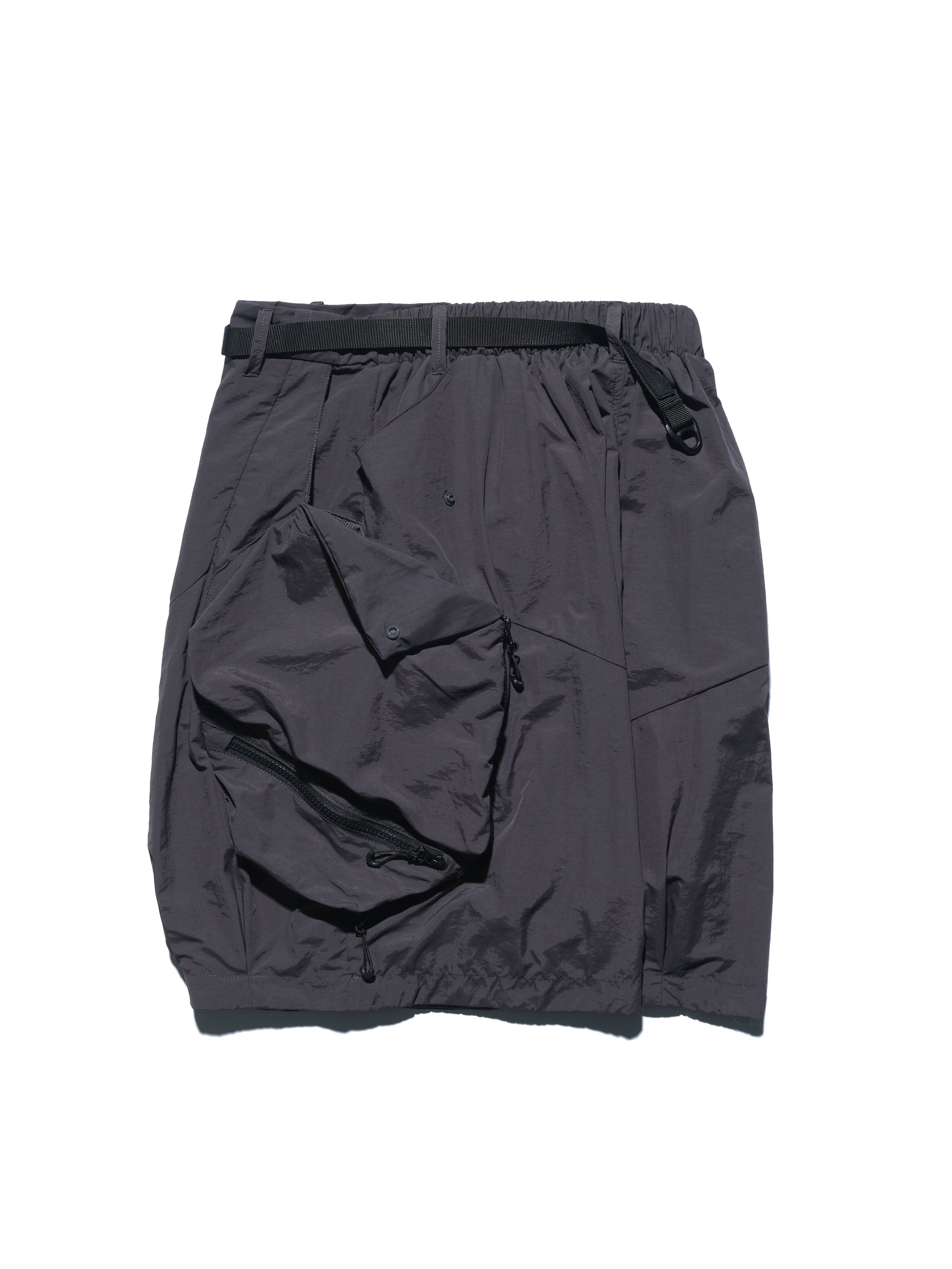 SS23 / 10 —  S23-069 Zip and Breathable Shorts (Dark Grey)
