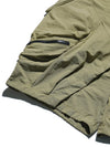 SS23 / 10 —  S23-069 Zip and Breathable Shorts (Khaki)