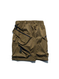 SS23 / 14 —  S23-070 Penetrate Pocket Shorts  (Green Brown)