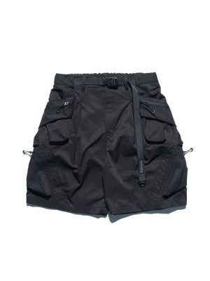 SS23 / 14 —  S23-070 Penetrate Pocket Shorts  (Black)