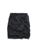 SS23 / 14 —  S23-070 Penetrate Pocket Shorts  (Black)