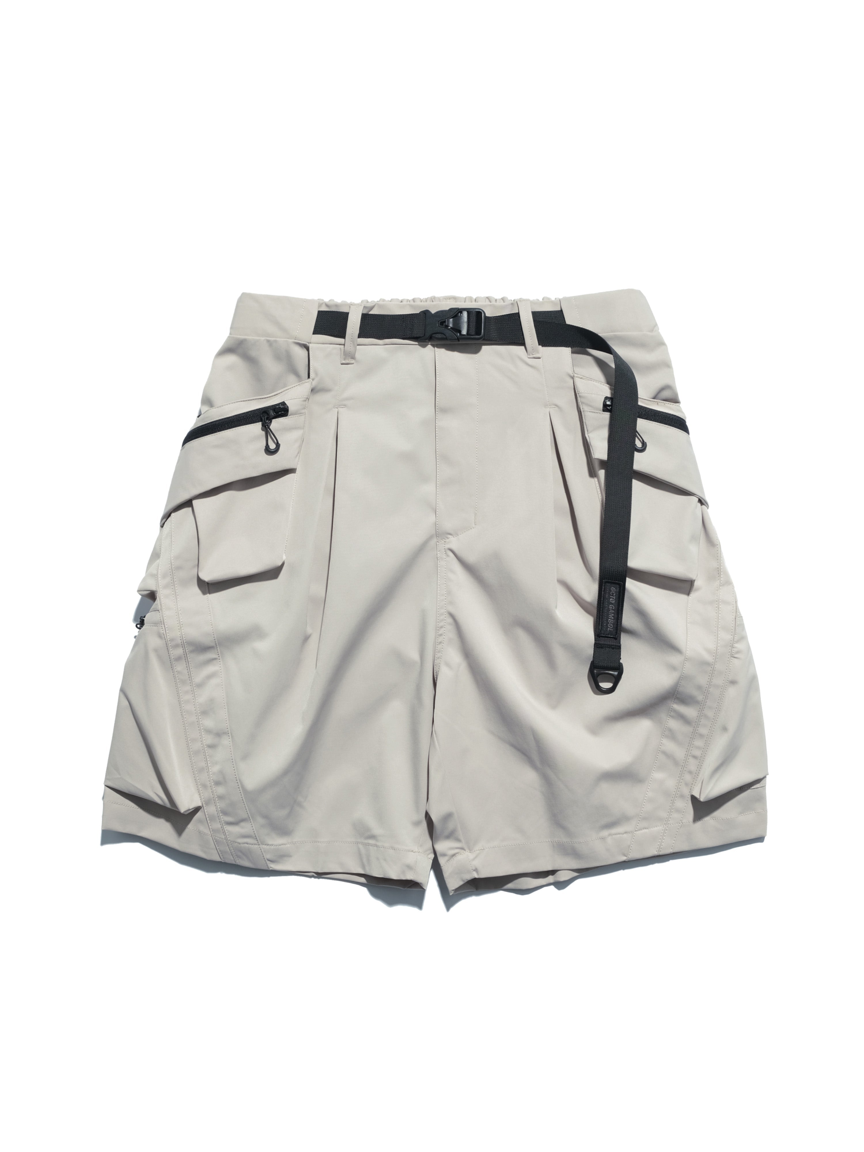 SS23 / 14 —  S23-070 Penetrate Pocket Shorts  (Khaki Grey)