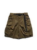 SS23 / 14 —  S23-070 Penetrate Pocket Shorts  (Green Brown)