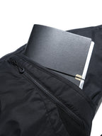 S25-OL-B Octo x Lonely.crocodile Curved Scale Crossway Bag (Black)