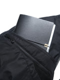 S25-OL-B Octo x Lonely.crocodile Curved Scale Crossway Bag (Black)