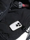S25-OL-B Octo x Lonely.crocodile Curved Scale Crossway Bag (Black)