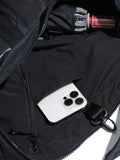 S25-OL-B Octo x Lonely.crocodile Curved Scale Crossway Bag (Black)