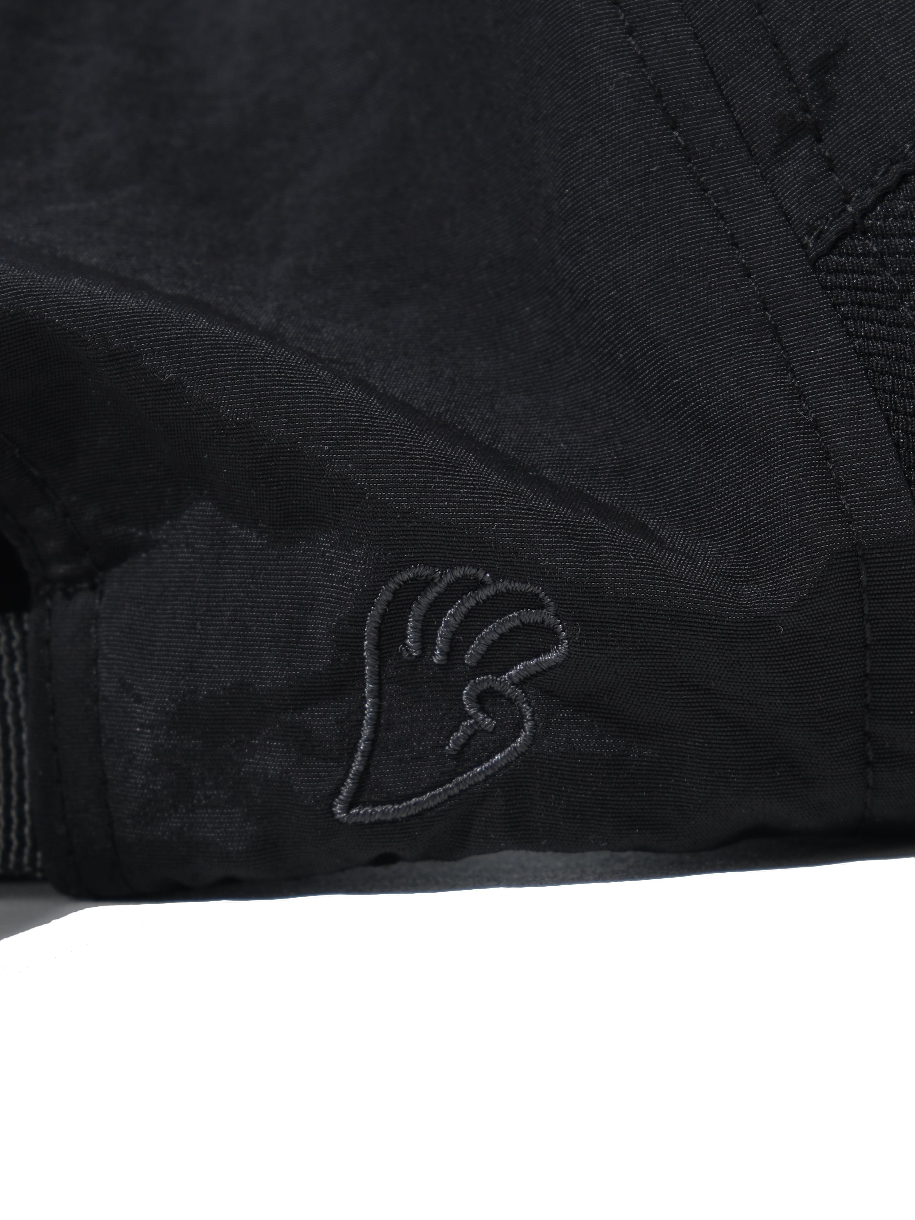 S25-OL-C Octo x Lonely.crocodile Scaled Curve Cap (Black)