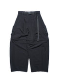 S25-OL-P Octo x Lonely.crocodile Dual Scale Detachable Pants (Black)
