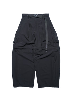 S25-OL-P Octo x Lonely.crocodile Dual Scale Detachable Pants (Black)