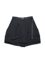 S25-OL-P Octo x Lonely.crocodile Dual Scale Detachable Pants (Black)