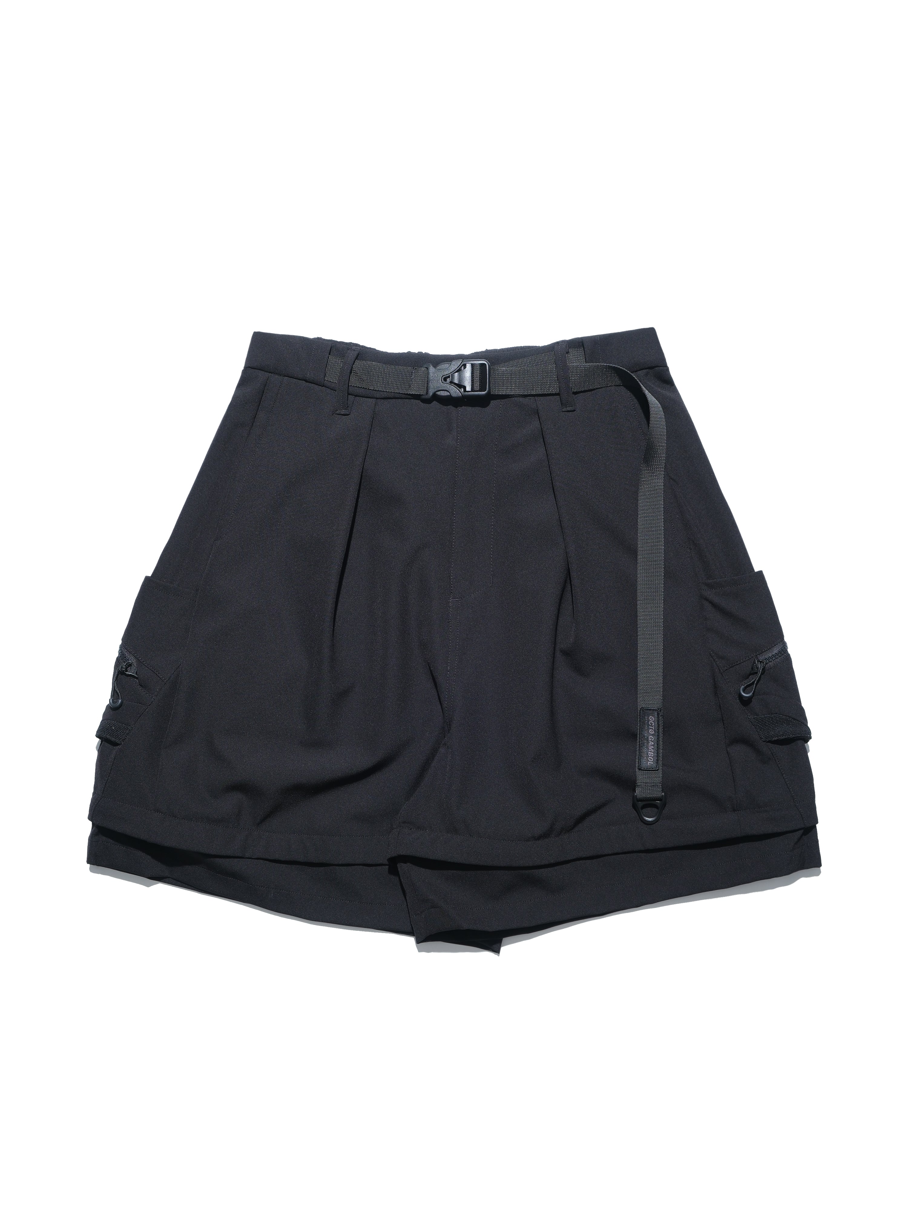 S25-OL-P Octo x Lonely.crocodile Dual Scale Detachable Pants (Black)