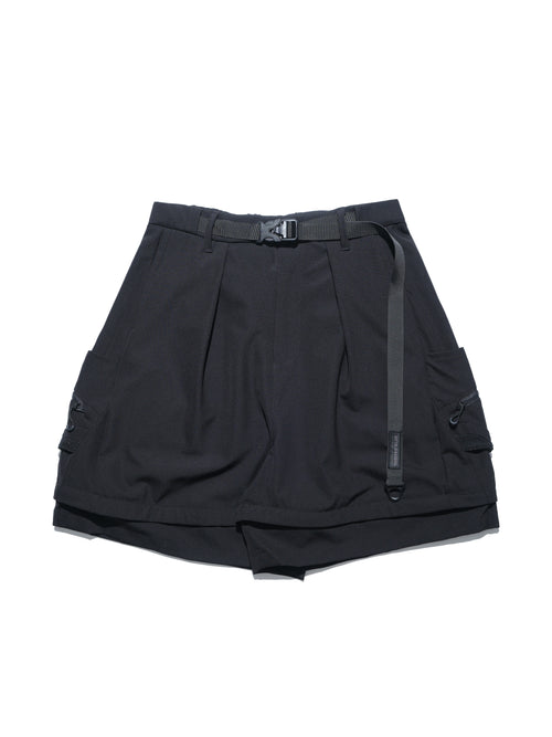 S25-OL-P Octo x Lonely.crocodile Dual Scale Detachable Pants (Black)