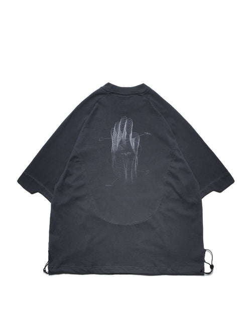 S25-OL-T Octo x Lonely.crocodile Silent Motion Graphic Tee (Black)