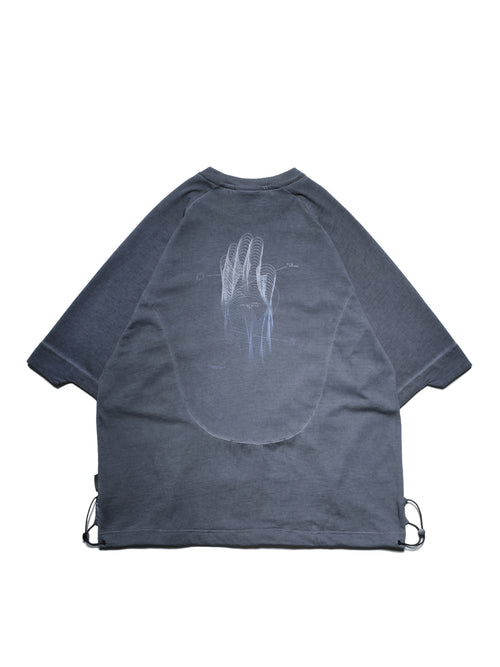 S25-OL-T Octo x Lonely.crocodile Silent Motion Graphic Tee (Navy)