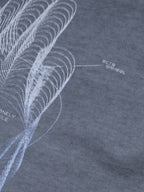S25-OL-T Octo x Lonely.crocodile Silent Motion Graphic Tee (Navy)