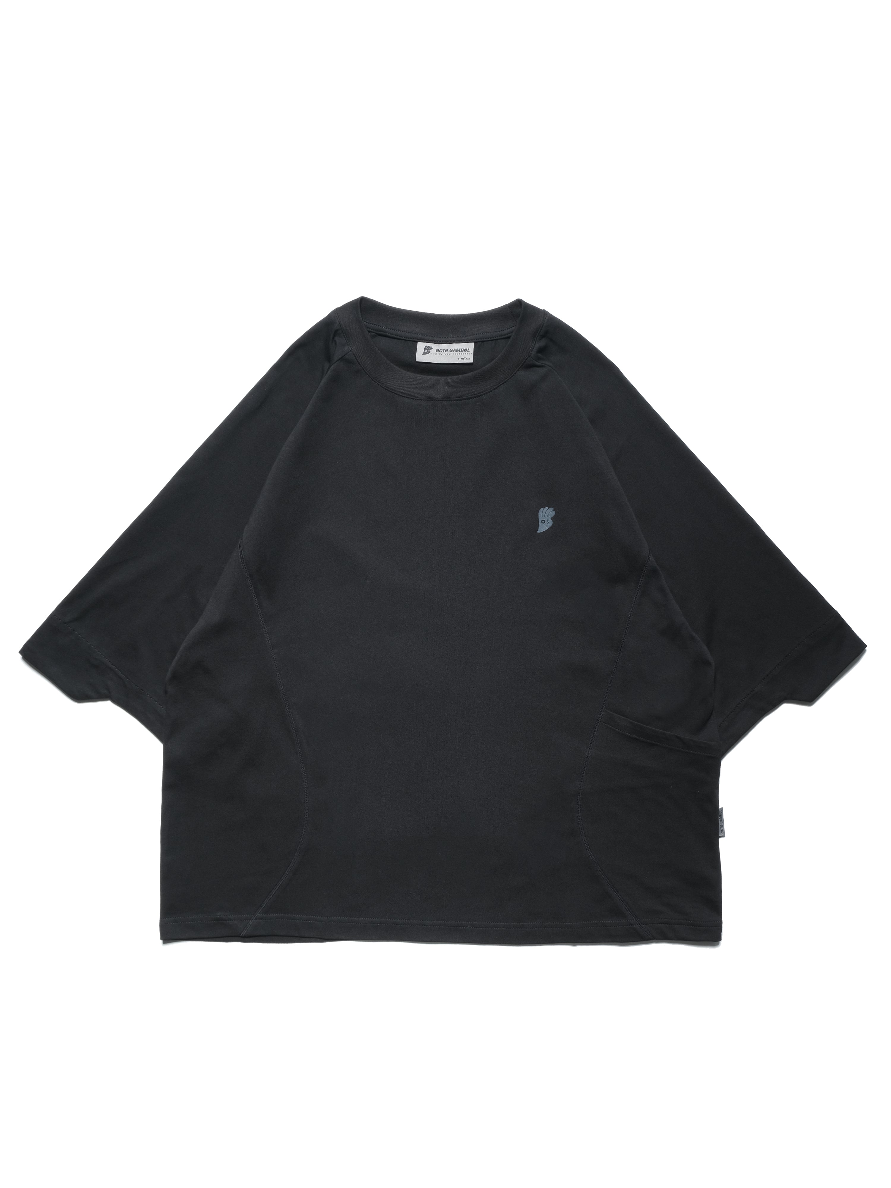 トップス OCTO GAMBOL Samue Shirt (Black) S2/ S25-T-03 Boxy T-Shirt (Black) – OCTO GAMBOL