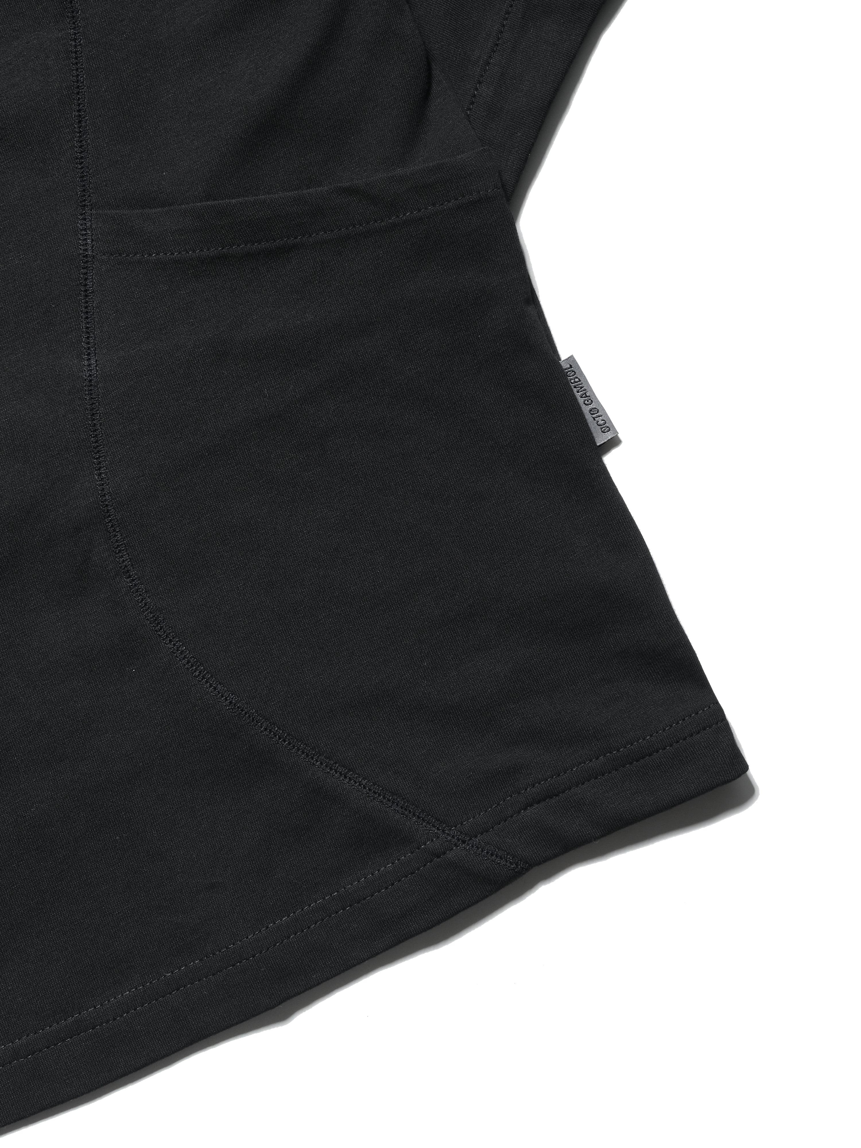 S2/ S25-T-03 Boxy T-Shirt (Black)