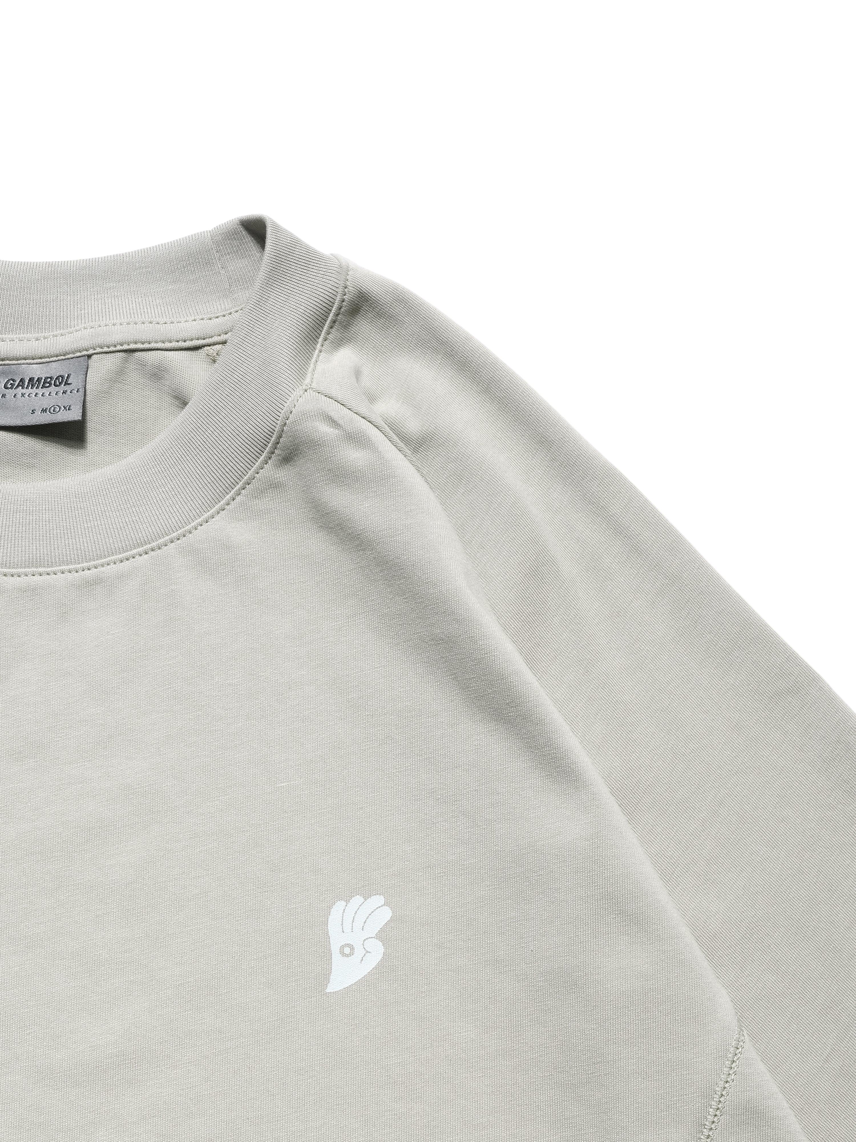 S2/ S25-T-03 Boxy T-Shirt (Pewter Green)