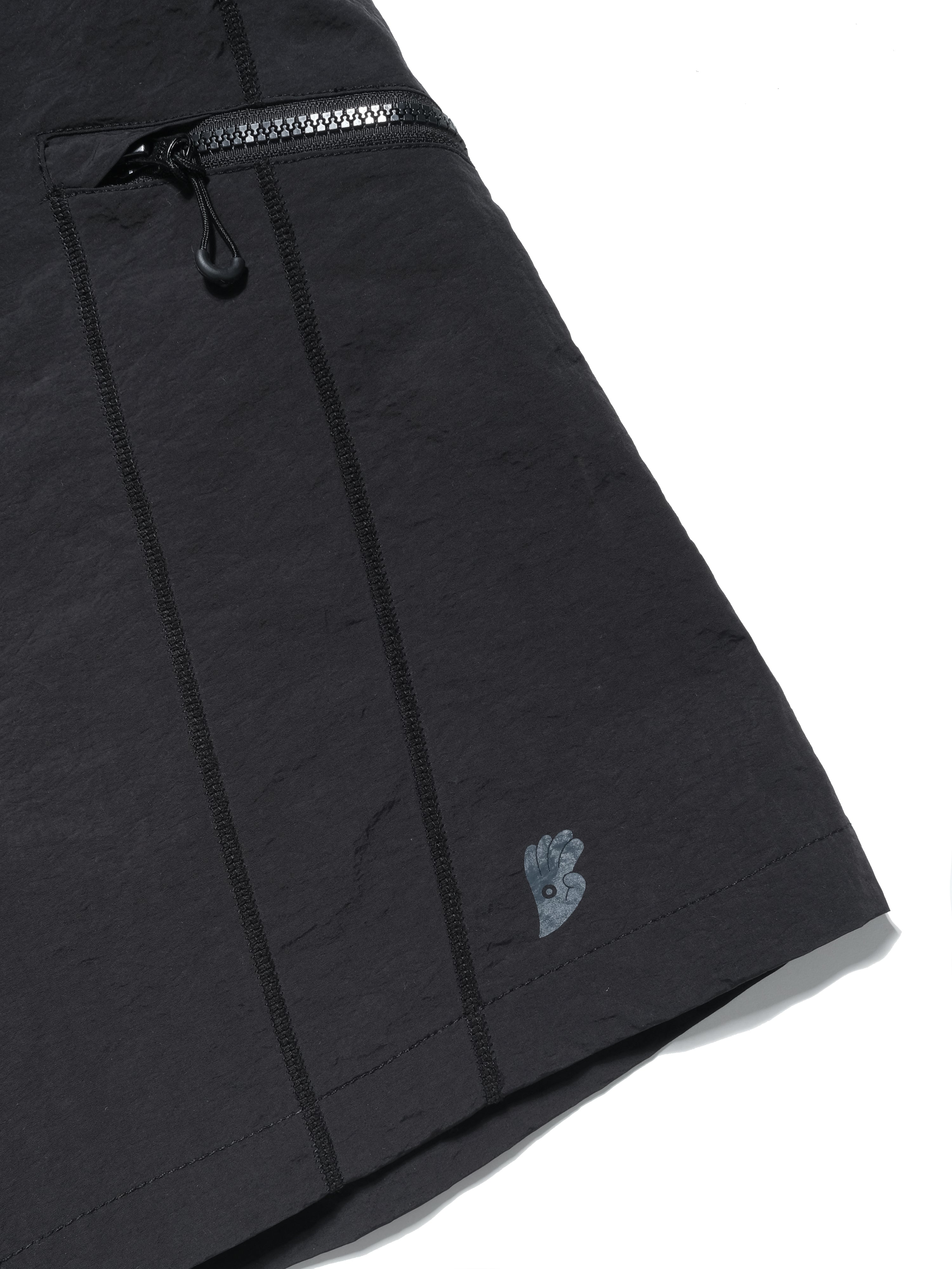 S2/ S25-S-02 Sport Shorts (Black)