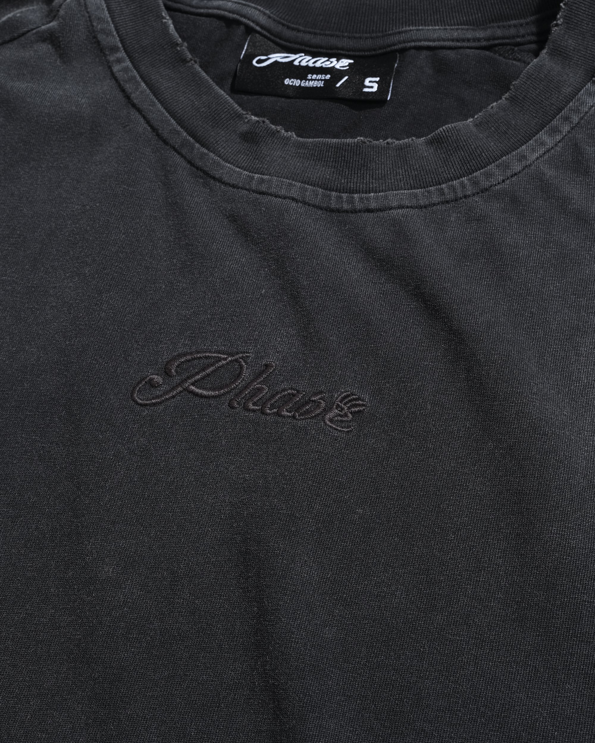 S26-OS-T1 / OCTO X SENSE PHASE Washed Tee (Black)