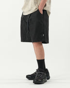 S26-PR-S1/ Light Twill Utility Shorts (Black)