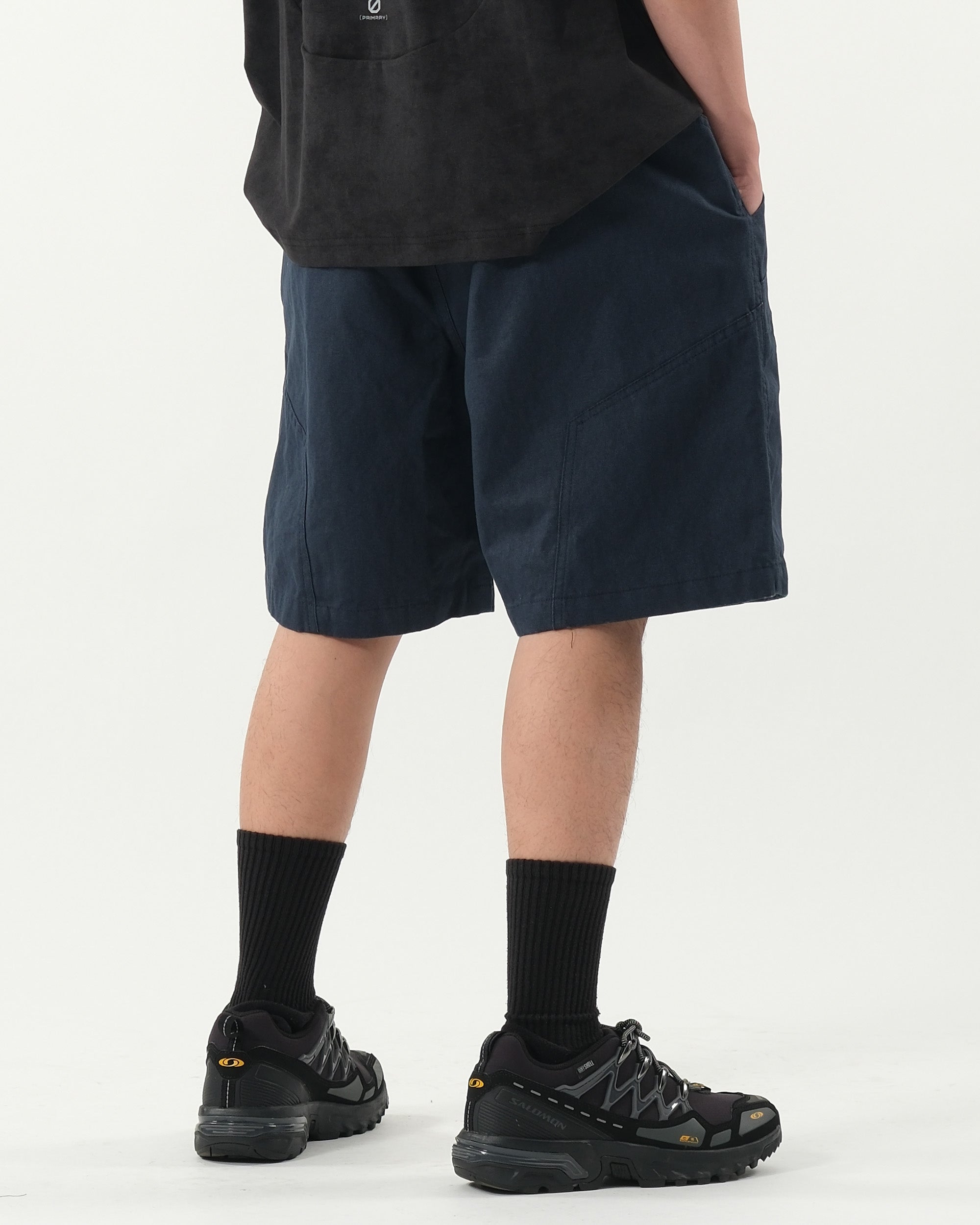 S26-PR-S1/ Light Twill Utility Shorts (Navy)