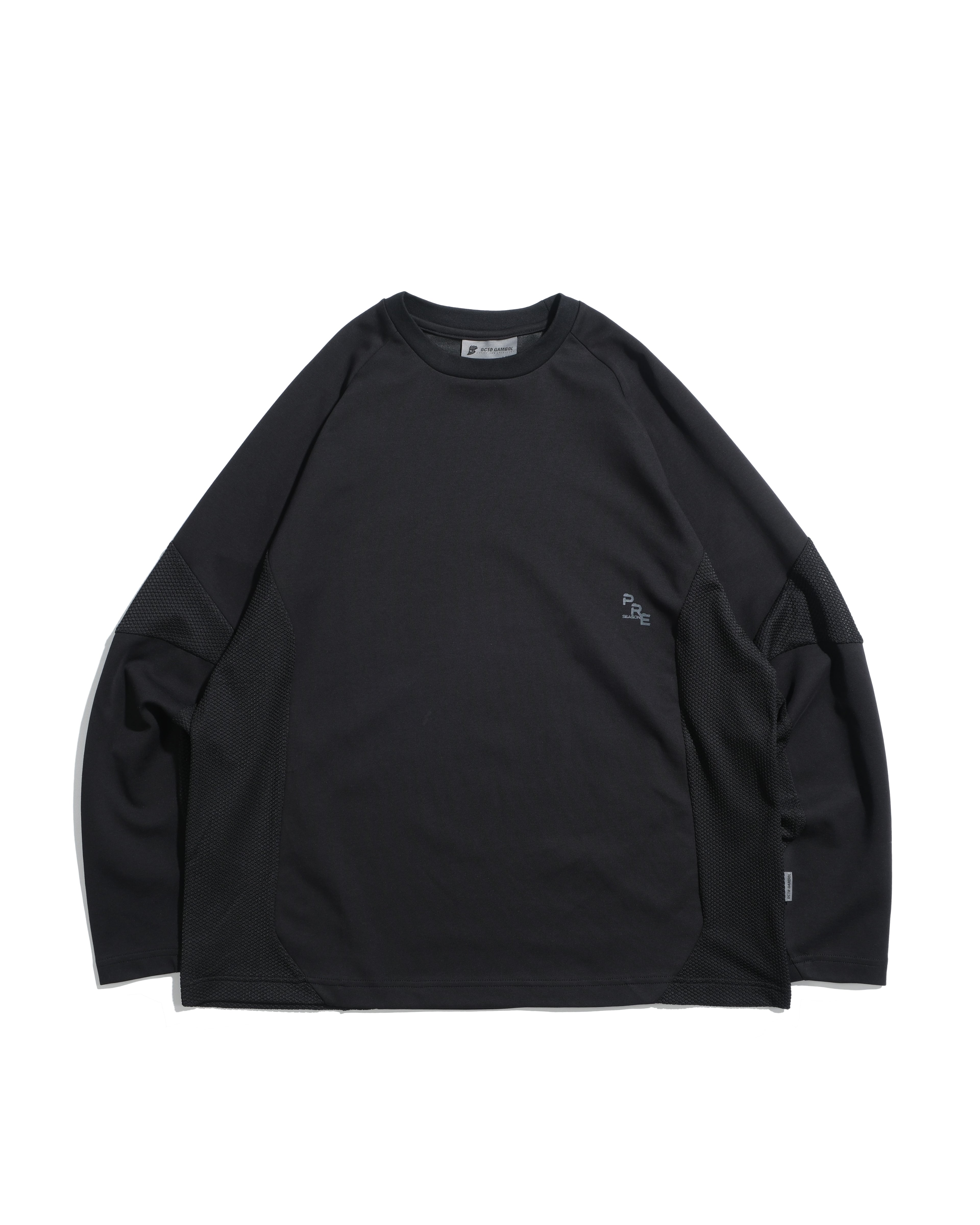 S26-PRE-T1 / Flow Mesh Tee (Black)