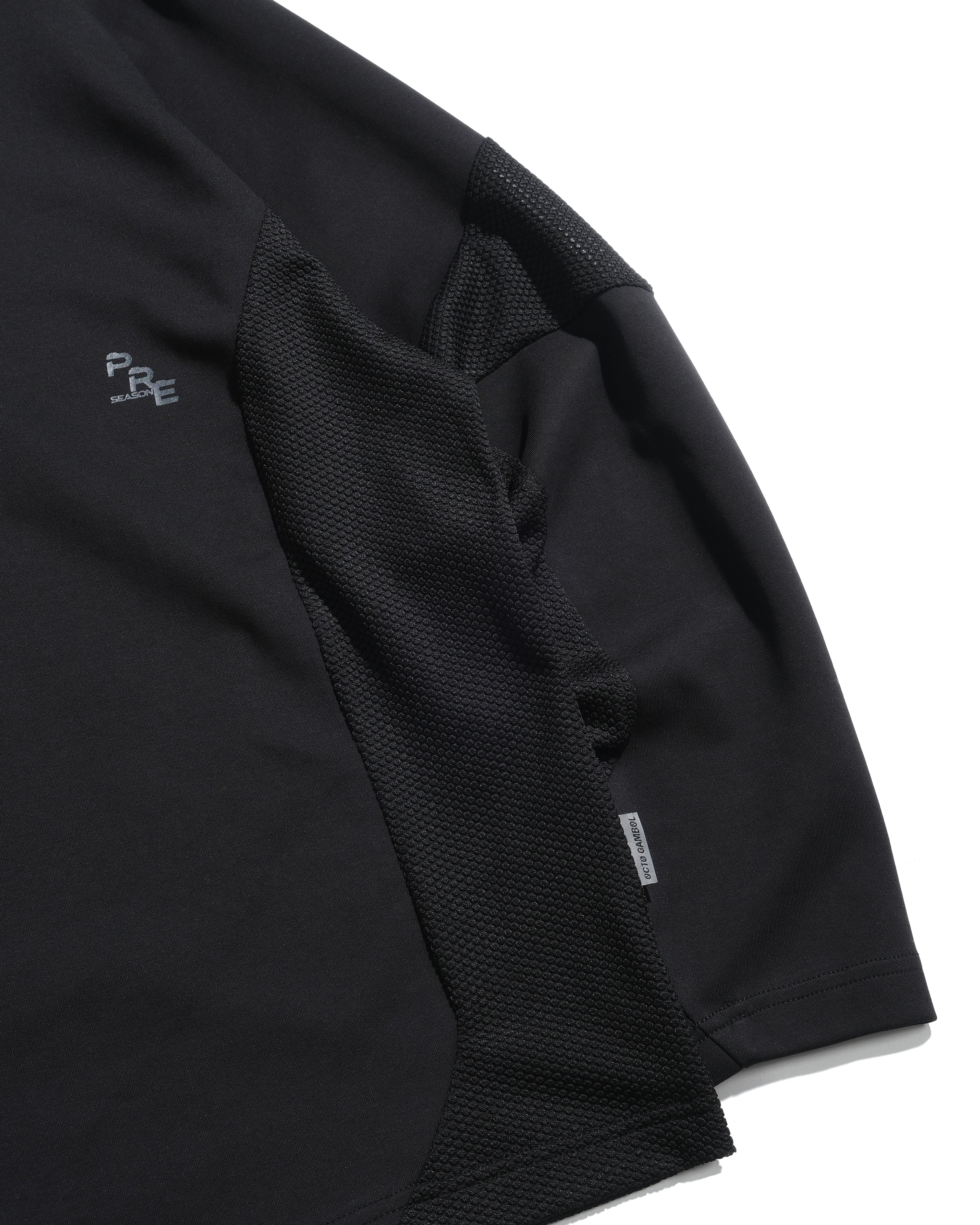 S26-PRE-T1 / Flow Mesh Tee (Black)