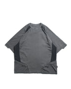 S26-S1-T1 / Visor Washed Panel Tee (Black)