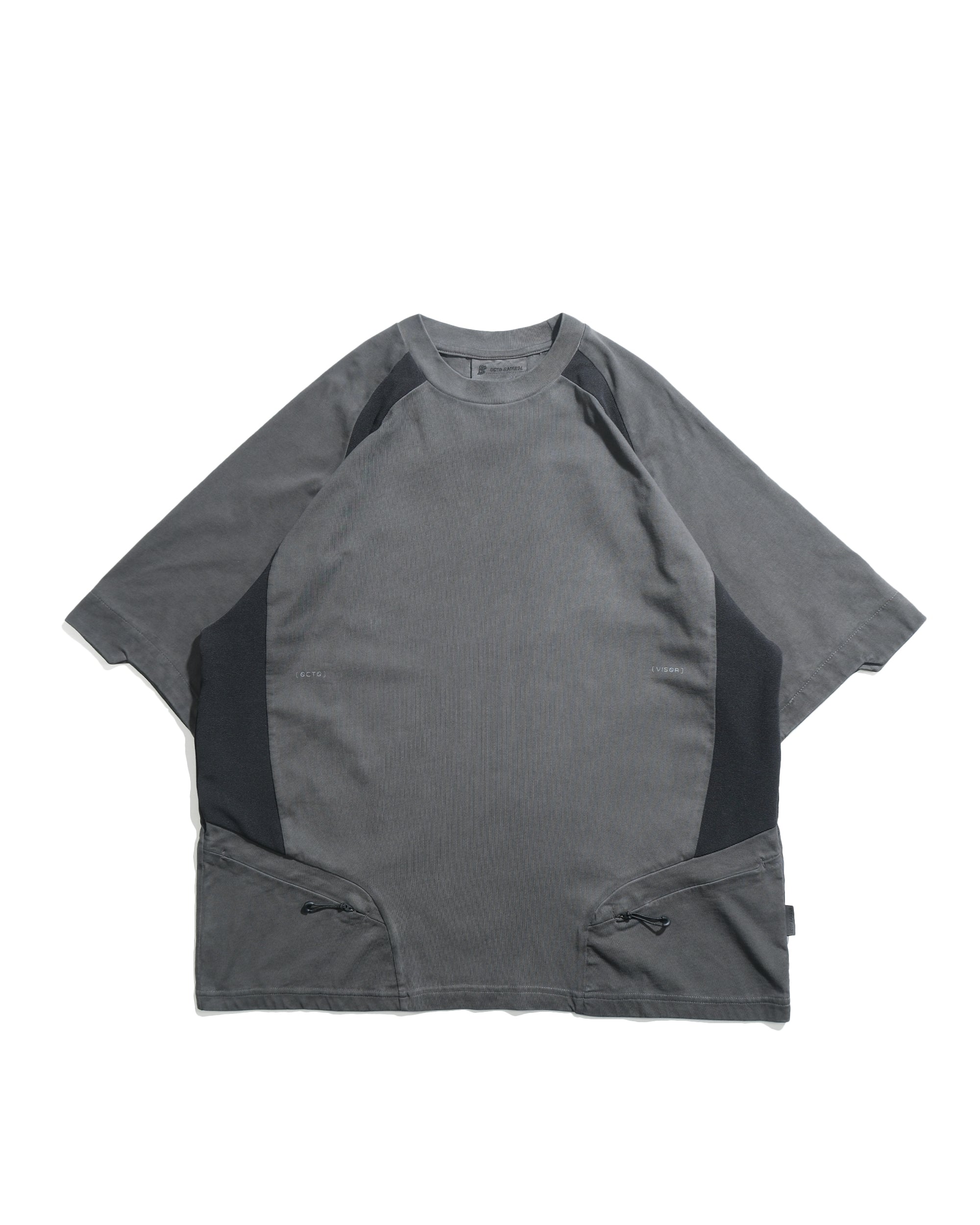 S26-S1-T1 / Visor Washed Panel Tee (Black)