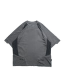 S26-S1-T1 / Visor Washed Panel Tee (Black)