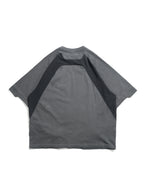 S26-S1-T1 / Visor Washed Panel Tee (Black)