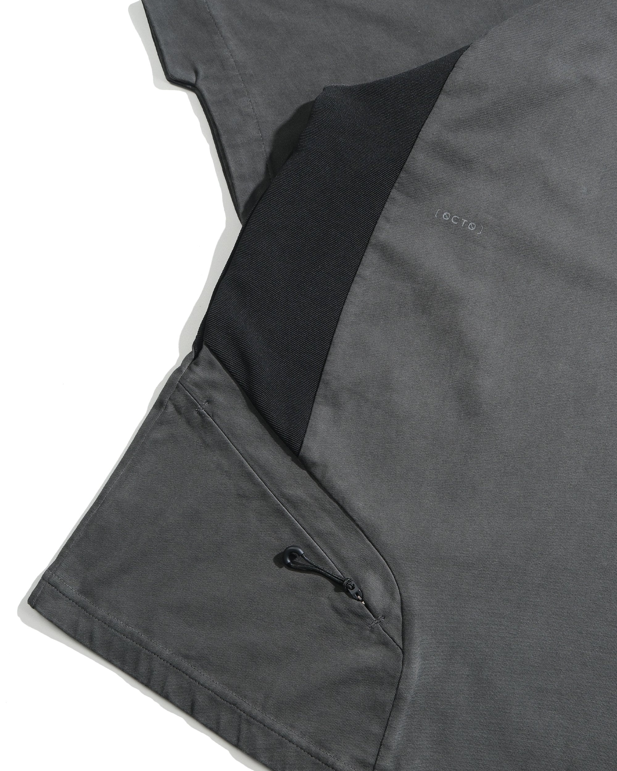 S26-S1-T1 / Visor Washed Panel Tee (Black)